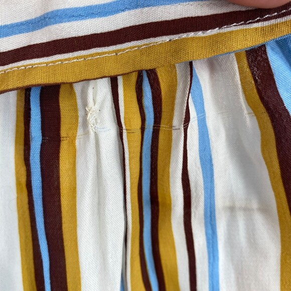 Faithful The Brand Women’s Aira Knot Shirt Retro Western Stripe‎ Coastal Cowgirl - Picture 12 of 14